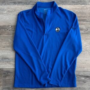 Nike Royal Blue Half-Zip Top -size medium